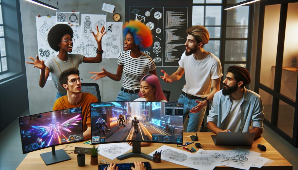 difference between game design and game development
